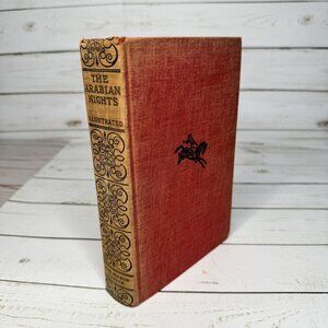 The Arabian Nights Richard F. Burton Illustrated Blue Ribbon Hardcover 1932 Vtg